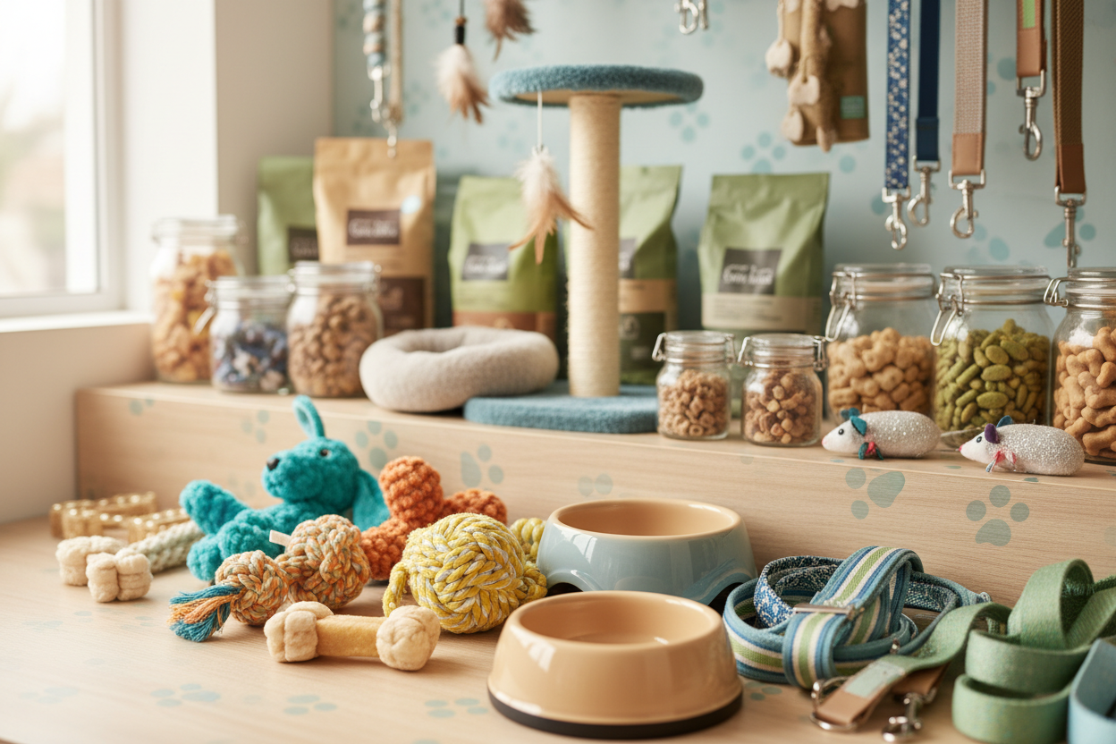 Pet supplies background image